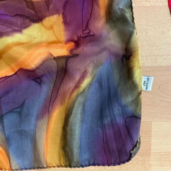 Silk Scarf Lot 3 Three Scarves Vintage - Picture 10 of 11